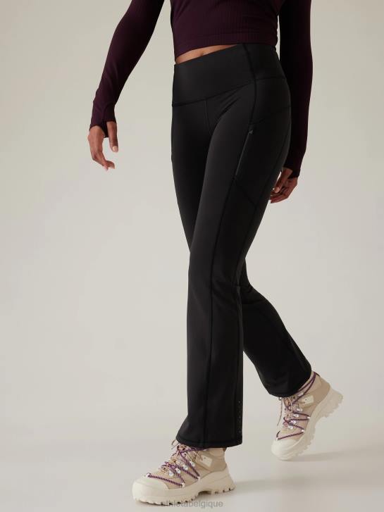 Athleta femmes pantalon bootcut plus pluvieux JRTZ61 vêtements noir