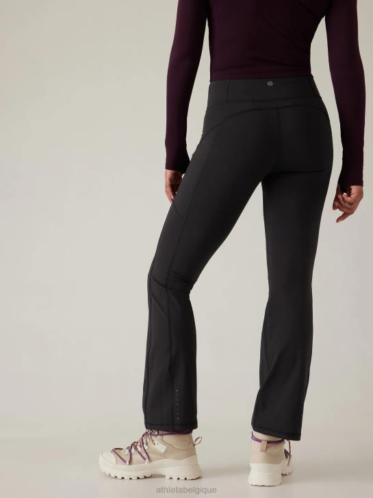 Athleta femmes pantalon bootcut plus pluvieux JRTZ61 vêtements noir