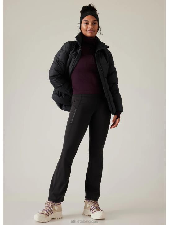 Athleta femmes pantalon bootcut plus pluvieux JRTZ61 vêtements noir