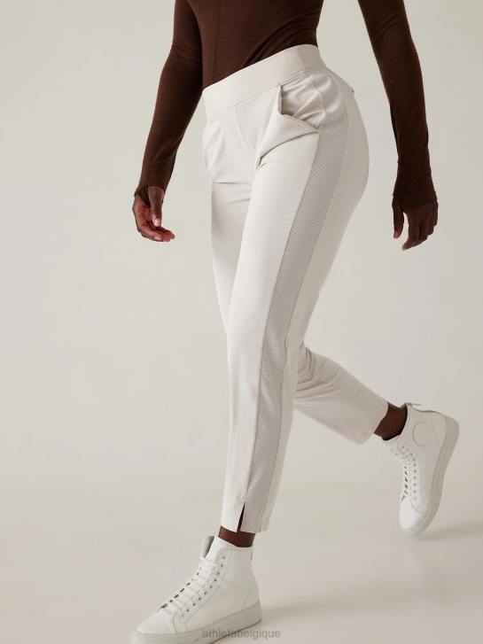 Athleta femmes pantalon brooklyn taille mi-haute à la cheville JRTZ183 vêtements gris ormeau