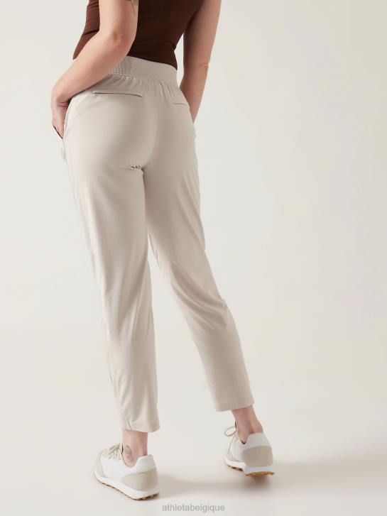 Athleta femmes pantalon brooklyn taille mi-haute à la cheville JRTZ183 vêtements gris ormeau