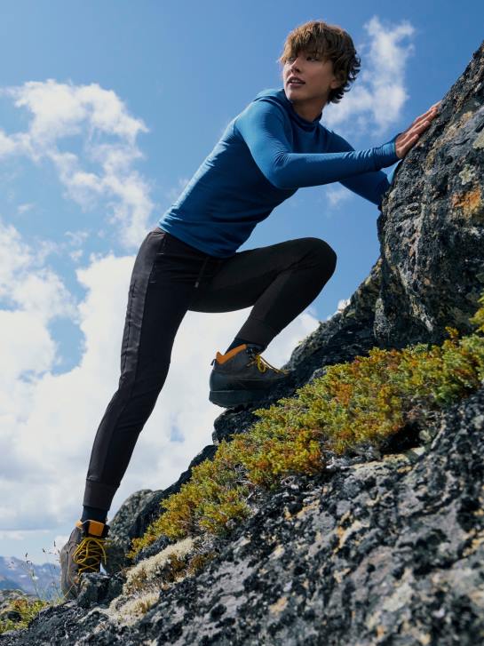 Athleta femmes pantalon de jogging hybride taille mi-haute Headlands JRTZ74 vêtements noir