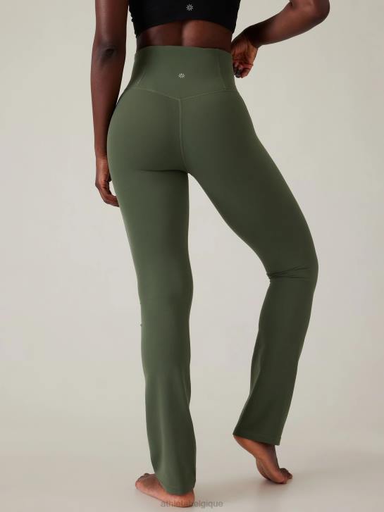 Athleta femmes pantalon droit elation JRTZ102 vêtements fougère profonde