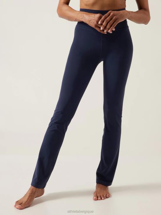 Athleta femmes pantalon droit elation JRTZ117 vêtements marine