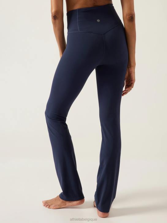 Athleta femmes pantalon droit elation JRTZ117 vêtements marine