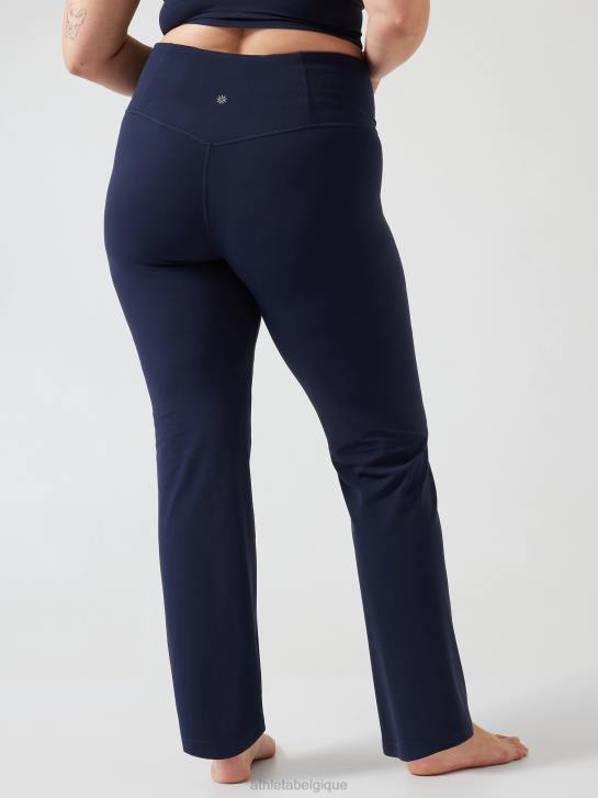 Athleta femmes pantalon droit elation JRTZ117 vêtements marine