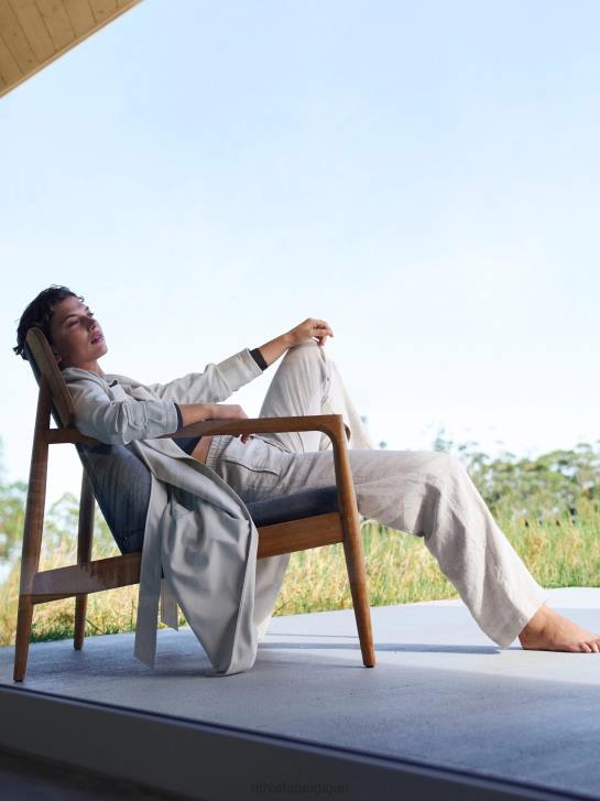 Athleta femmes pantalon large en lin retraite JRTZ2 vêtements non teint