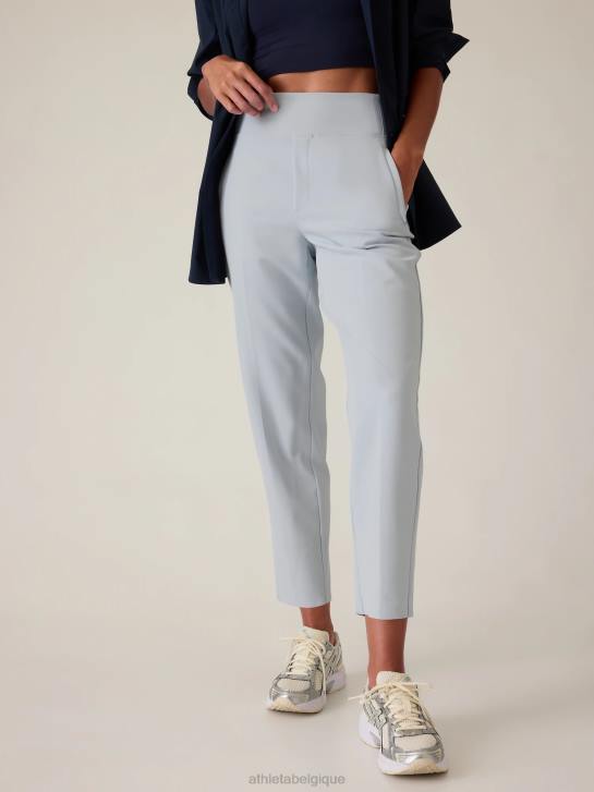 Athleta femmes pantalon taille haute sans fin JRTZ130 vêtements chute de neige bleu