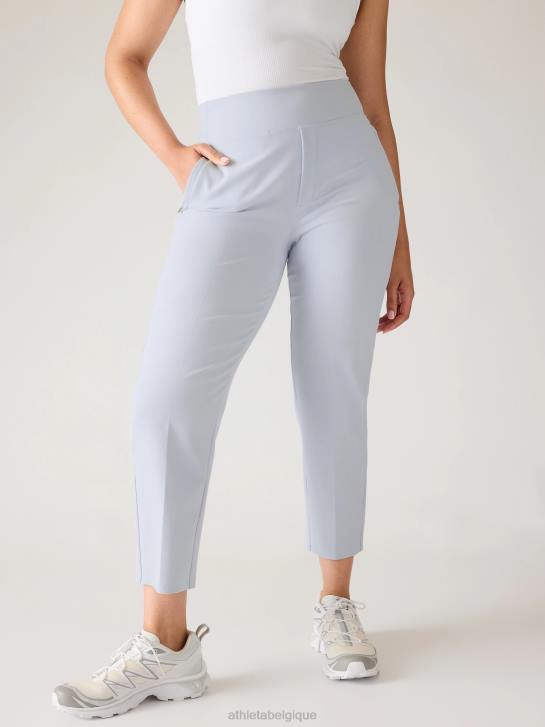 Athleta femmes pantalon taille haute sans fin JRTZ130 vêtements chute de neige bleu