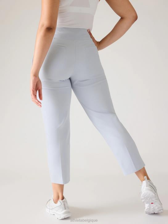 Athleta femmes pantalon taille haute sans fin JRTZ130 vêtements chute de neige bleu