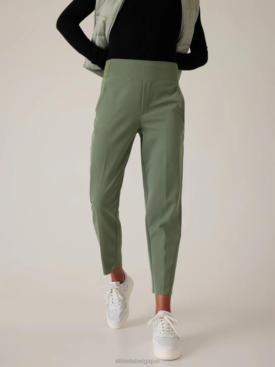 Athleta femmes pantalon taille haute sans fin JRTZ138 vêtements fougère profonde