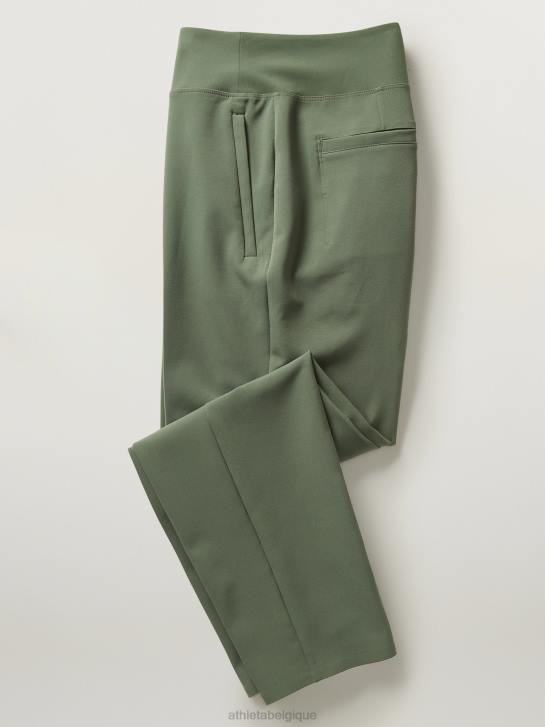 Athleta femmes pantalon taille haute sans fin JRTZ138 vêtements fougère profonde