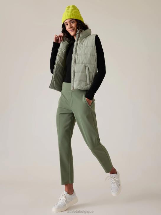 Athleta femmes pantalon taille haute sans fin JRTZ138 vêtements fougère profonde