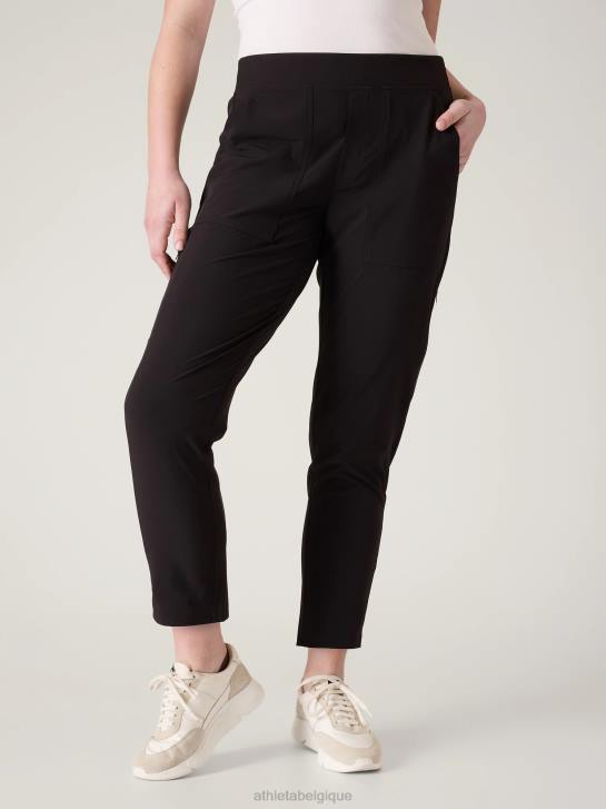 Athleta femmes pantalon utilitaire à la cheville brooklyn JRTZ152 vêtements noir