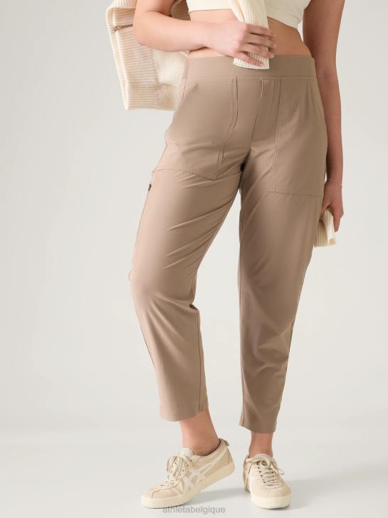Athleta femmes pantalon utilitaire à la cheville brooklyn JRTZ164 vêtements pyrite