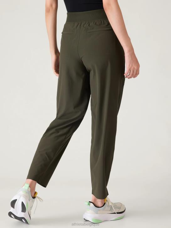 Athleta femmes pantalon utilitaire à la cheville brooklyn JRTZ41 vêtements tremble, olive