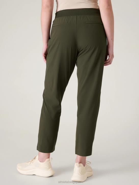 Athleta femmes pantalon utilitaire à la cheville brooklyn JRTZ41 vêtements tremble, olive