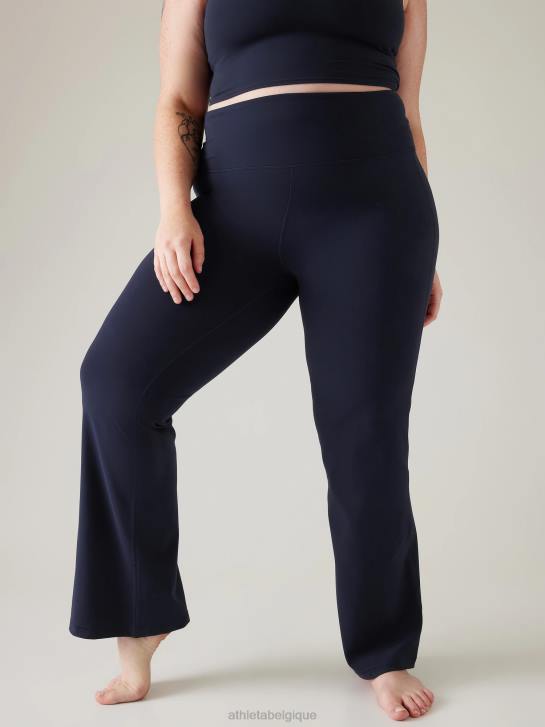 Athleta femmes pantalon évasé exaltation JRTZ96 vêtements marine