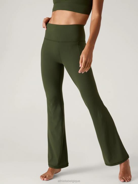 Athleta femmes salutation - pantalon évasé JRTZ113 vêtements tremble, olive