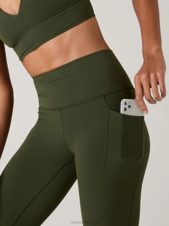 Athleta femmes salutation - pantalon évasé JRTZ113 vêtements tremble, olive