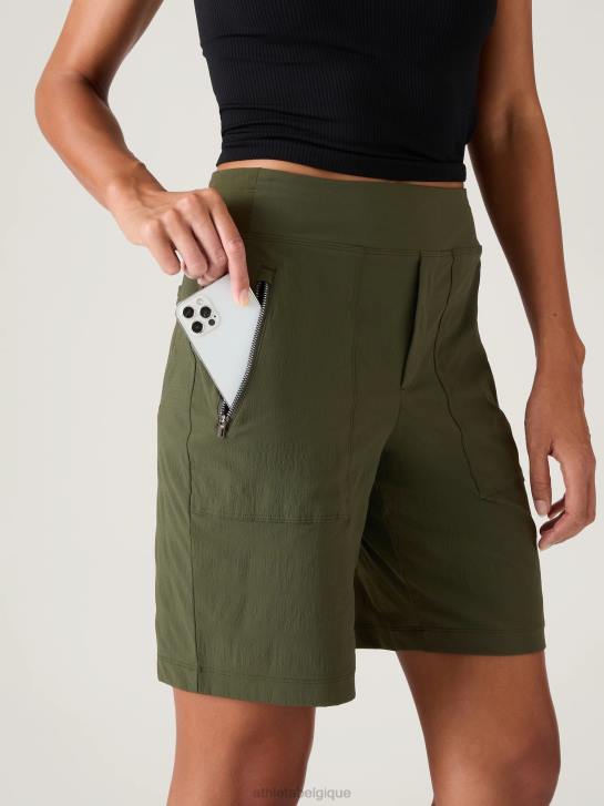 Athleta femmes bermuda trekkie north JRTZ184 vêtements tremble, olive