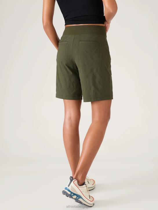 Athleta femmes bermuda trekkie north JRTZ184 vêtements tremble, olive
