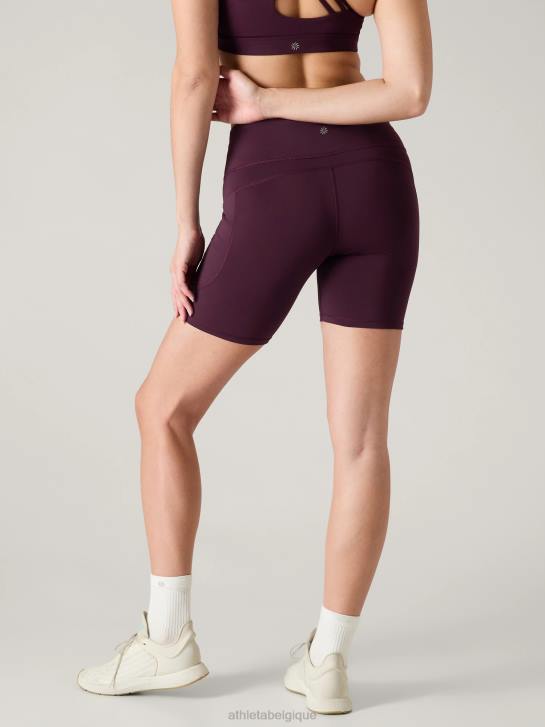 Athleta femmes cachette ultime 7 court JRTZ79 vêtements cabernet épicé