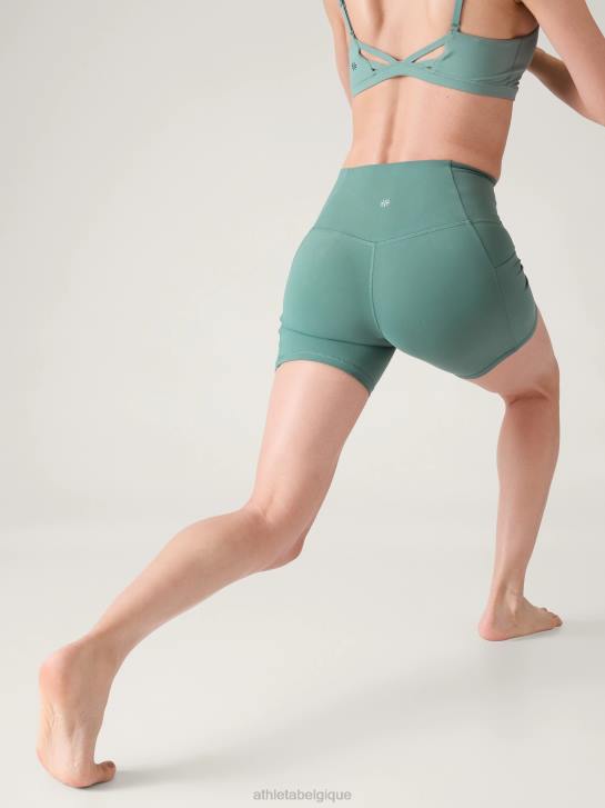 Athleta femmes salutation cachette 5 court JRTZ50 vêtements vert oxydé