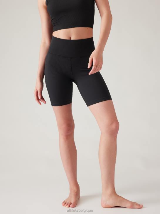 Athleta femmes short 7'' sans couture aurore JRTZ167 vêtements noir