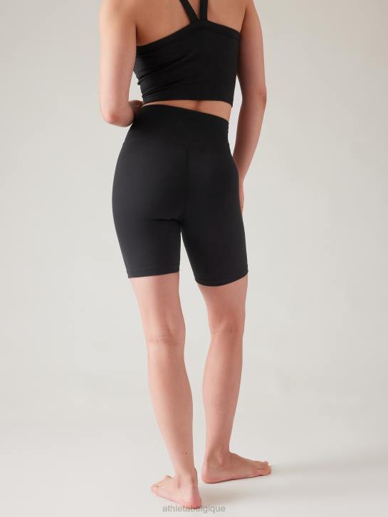 Athleta femmes short 7'' sans couture aurore JRTZ167 vêtements noir