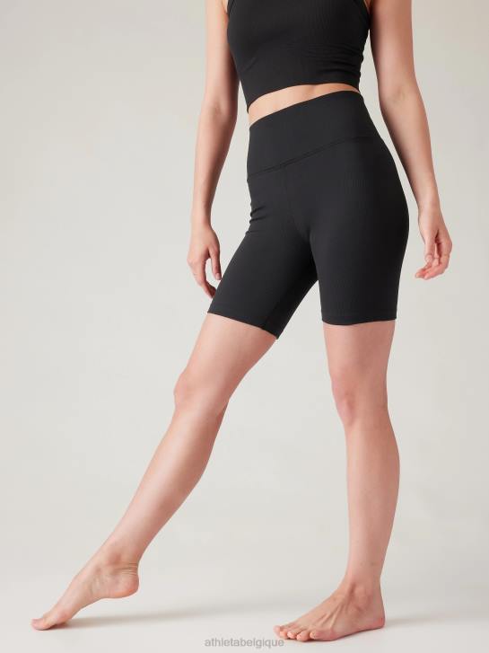 Athleta femmes short 7'' sans couture aurore JRTZ167 vêtements noir