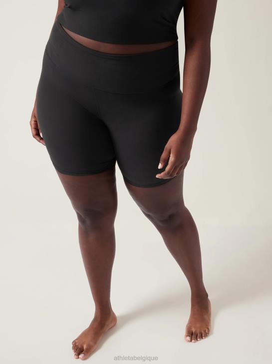 Athleta femmes short elation 7'' taille ultra haute JRTZ32 vêtements noir