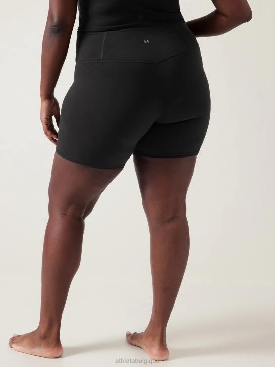 Athleta femmes short elation 7'' taille ultra haute JRTZ32 vêtements noir