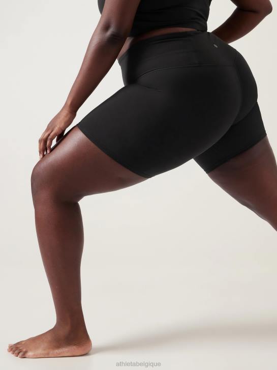 Athleta femmes short elation 7'' taille ultra haute JRTZ32 vêtements noir