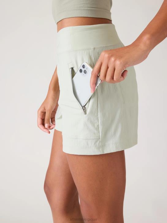 Athleta femmes trekkie nord court JRTZ185 vêtements teinte céladon