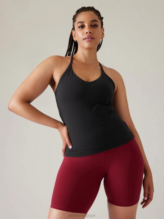 Athleta femmes elation col en v soutien-gorge intégré débardeur a-c JRTZ647 vêtements noir