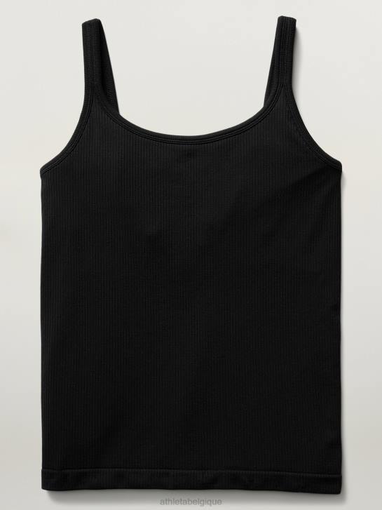 Athleta femmes renouveler le débardeur de soutien-gorge intégré à fines bretelles sans couture JRTZ427 vêtements noir