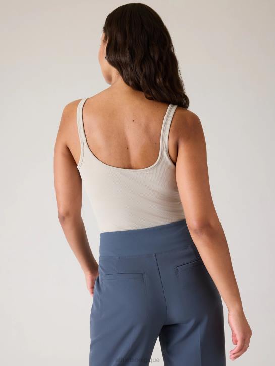 Athleta femmes renouveler le débardeur de soutien-gorge intégré à fines bretelles sans couture JRTZ519 vêtements gris ormeau