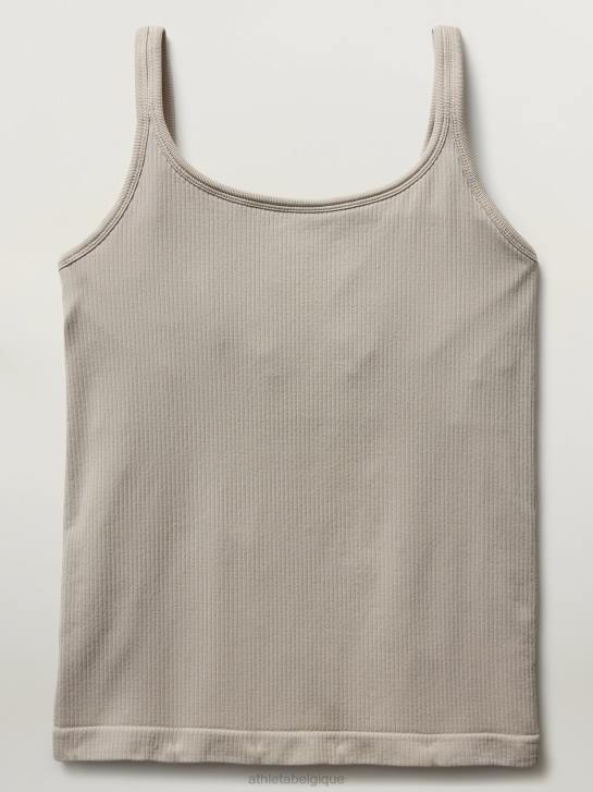 Athleta femmes renouveler le débardeur de soutien-gorge intégré à fines bretelles sans couture JRTZ519 vêtements gris ormeau