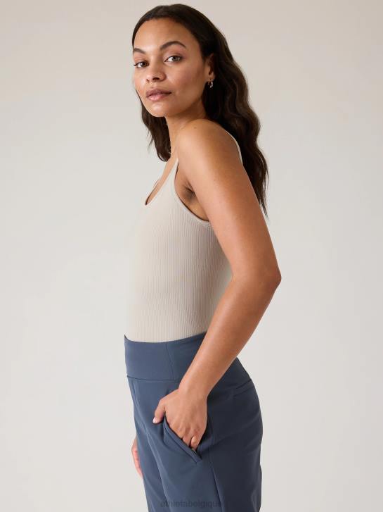 Athleta femmes renouveler le débardeur de soutien-gorge intégré à fines bretelles sans couture JRTZ519 vêtements gris ormeau