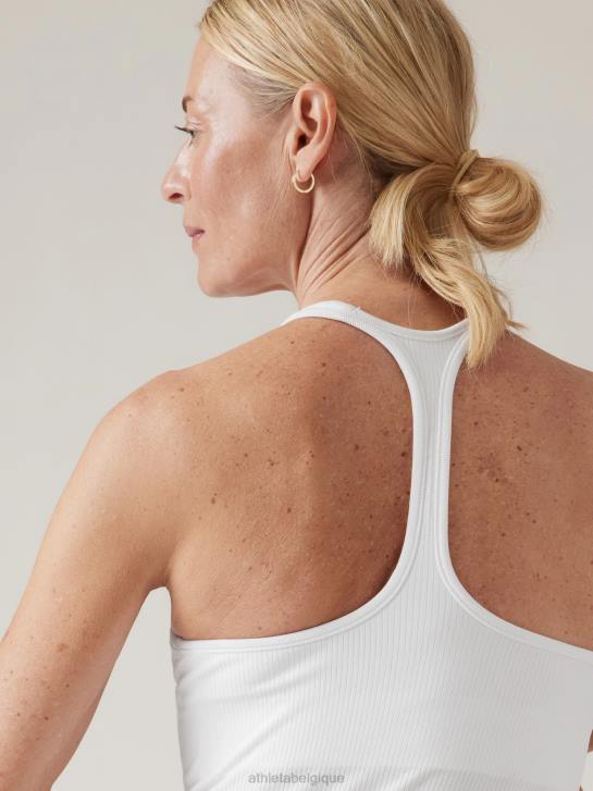 Athleta femmes renouveler le débardeur intégré a-c JRTZ498 vêtements blanc