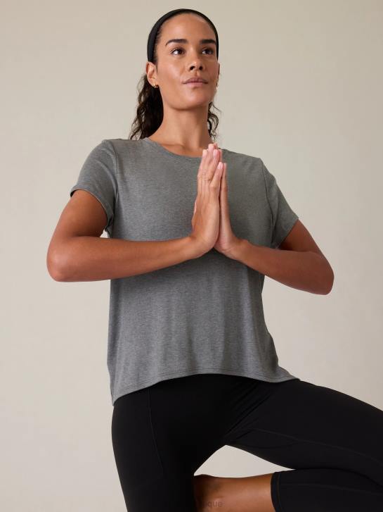 Athleta femmes en toute simplicité JRTZ380 vêtements côte gris chiné moyen