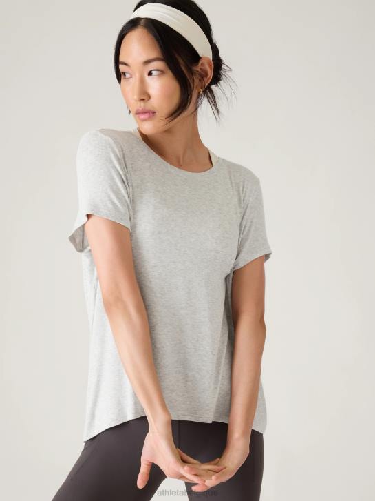 Athleta femmes en toute simplicité JRTZ473 vêtements côte chiné gris clair