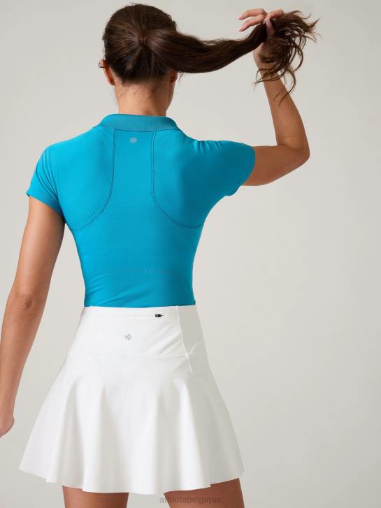 Athleta femmes polo sans coutures momentum JRTZ245 vêtements pacifique