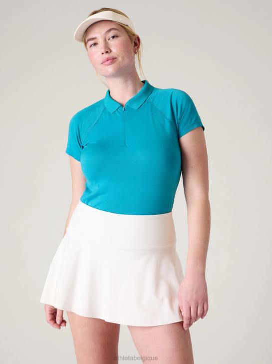 Athleta femmes polo sans coutures momentum JRTZ245 vêtements pacifique