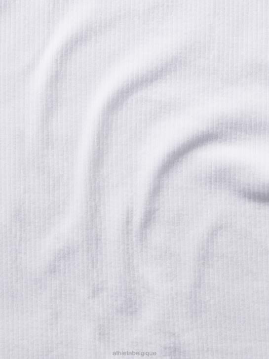 Athleta femmes renouveler le t-shirt ras du cou sans couture JRTZ272 vêtements blanc brillant