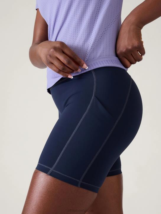 Athleta femmes t-shirt sans couture en mouvement JRTZ260 vêtements aurore violette