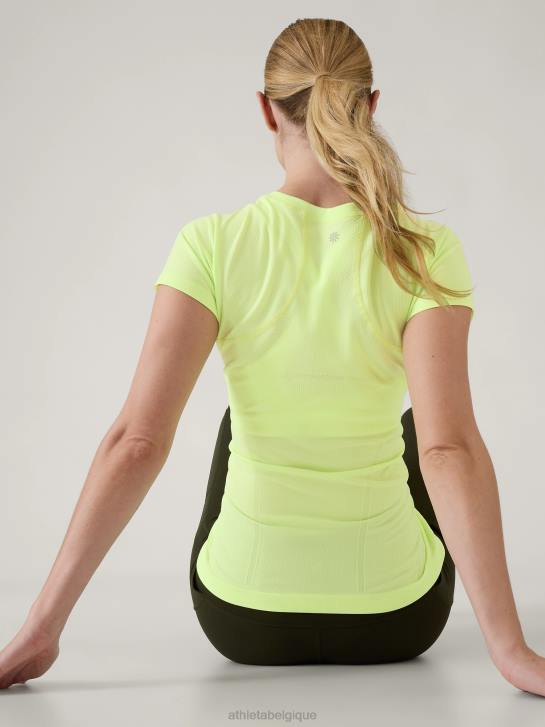 Athleta femmes tee-shirt sans couture élan JRTZ231 vêtements aloès