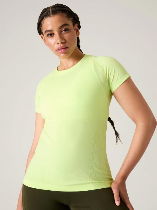 Athleta femmes tee-shirt sans couture élan JRTZ231 vêtements aloès