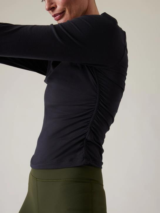 Athleta femmes ceinturez facilement le haut JRTZ207 vêtements noir